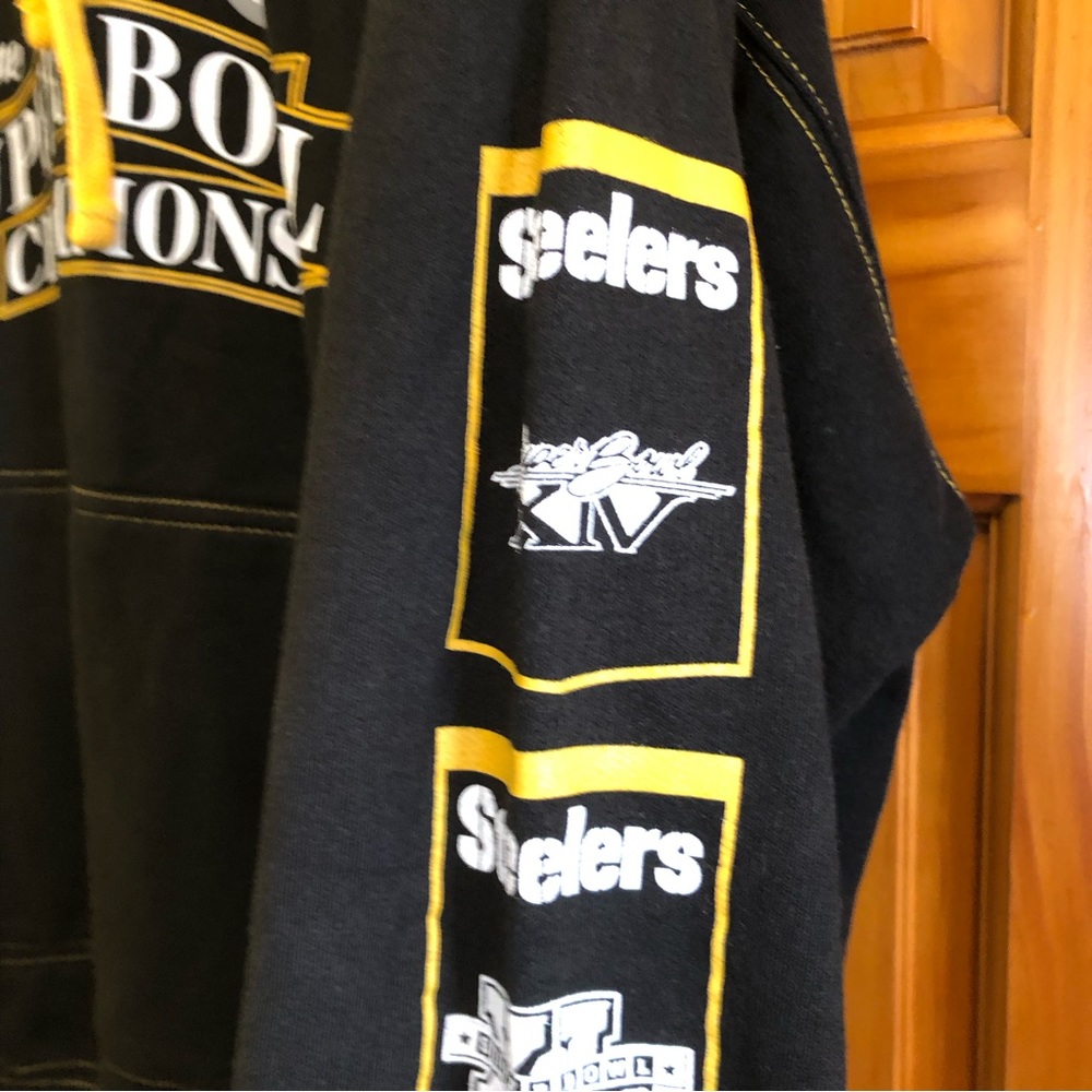 Vintage STEELERS Football Sweatshirt XL / NFL Apparel / Super Bowl Champions - Picture 5 of 11